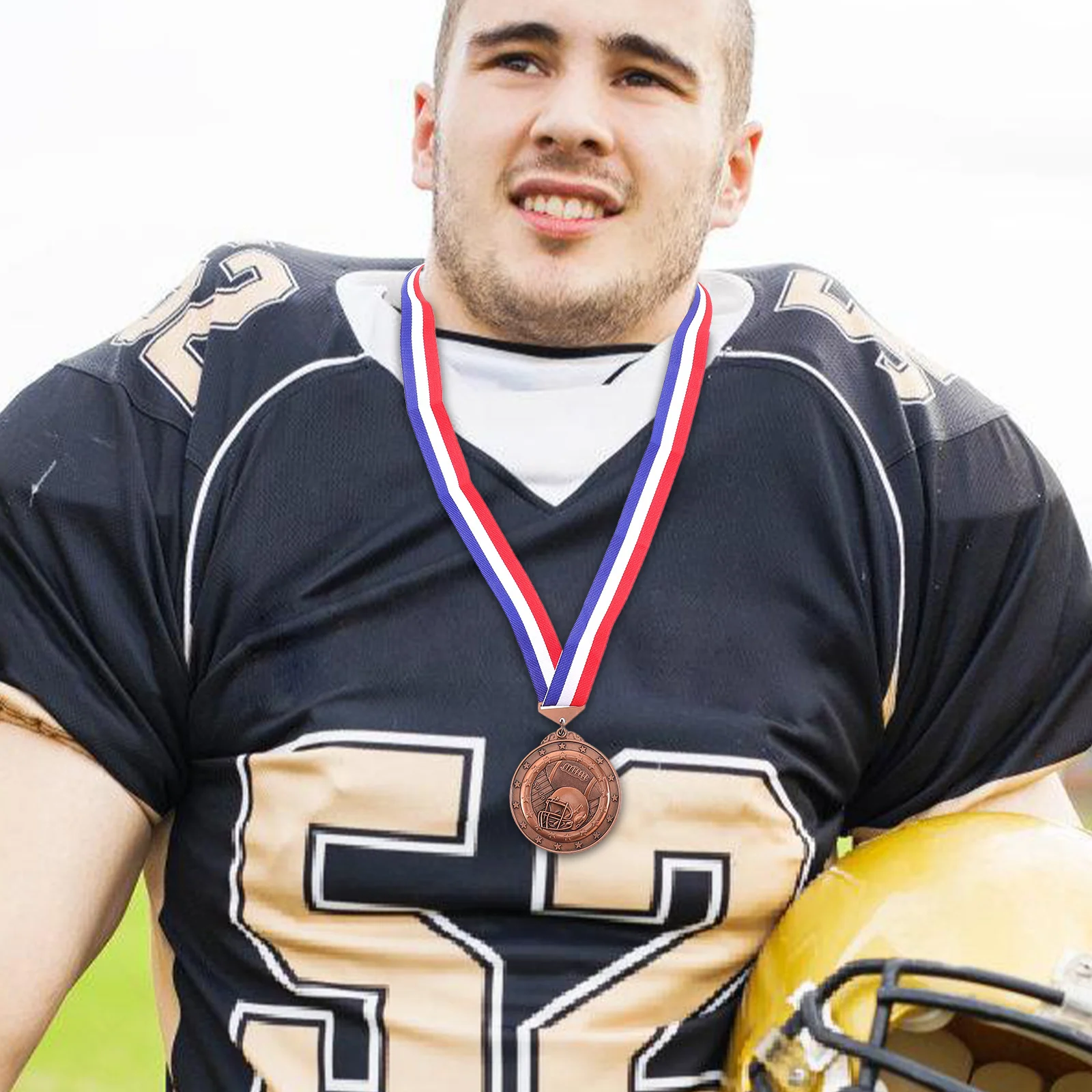 

Креативная медаль по регби из цинкового сплава, прочная медаль для спортивных соревнований, подвесная награда, спортивные реквизиты, медали для творческих медов