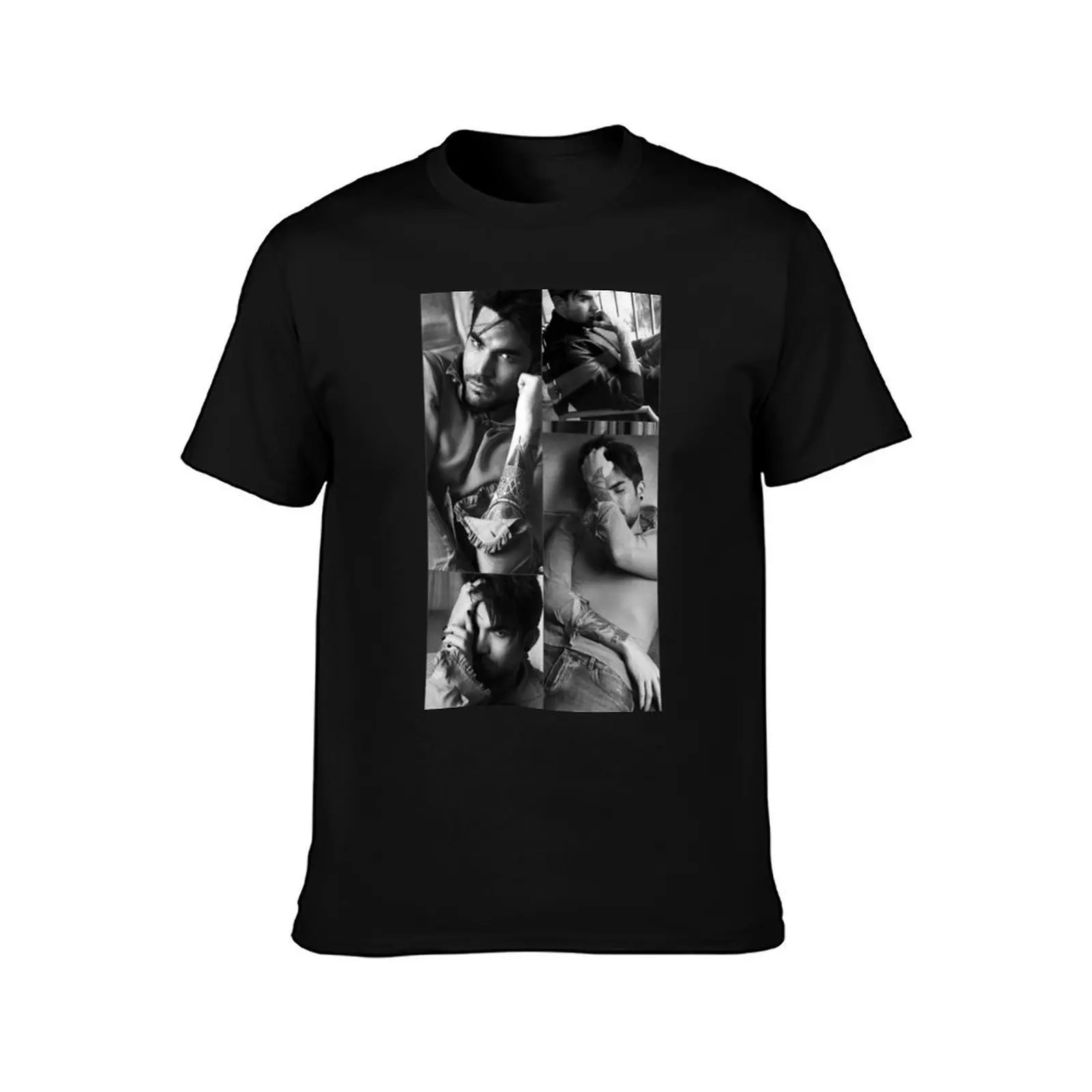 B&W Adam Lambert T-Shirt Plus Size Lightweight Top T-Shirt