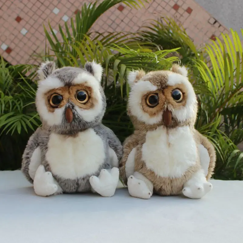 

Realistic Owl High Fidelity Cute Plushie Nighthawk Plush Toys Lifelike Animals Simulation Stuffed Doll Kawai Toy Gifts For Kids