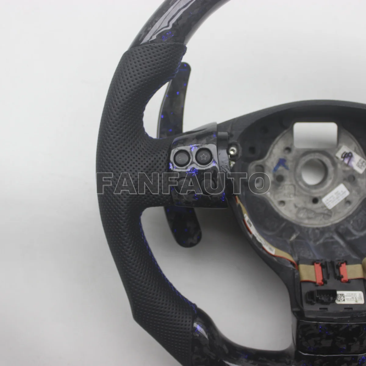 Custom Replacement D Shape Real Forged Carbon Fiber Steering Wheel for VW Volkswagen Golf 5 MK5 GTI R