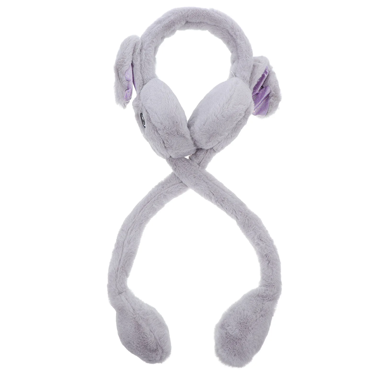 

1PC Cartoon Rabbit Ear Earmuffs Cozy Plush Winter Ear Warmers Creative Gift for Girls Unique Easter Design