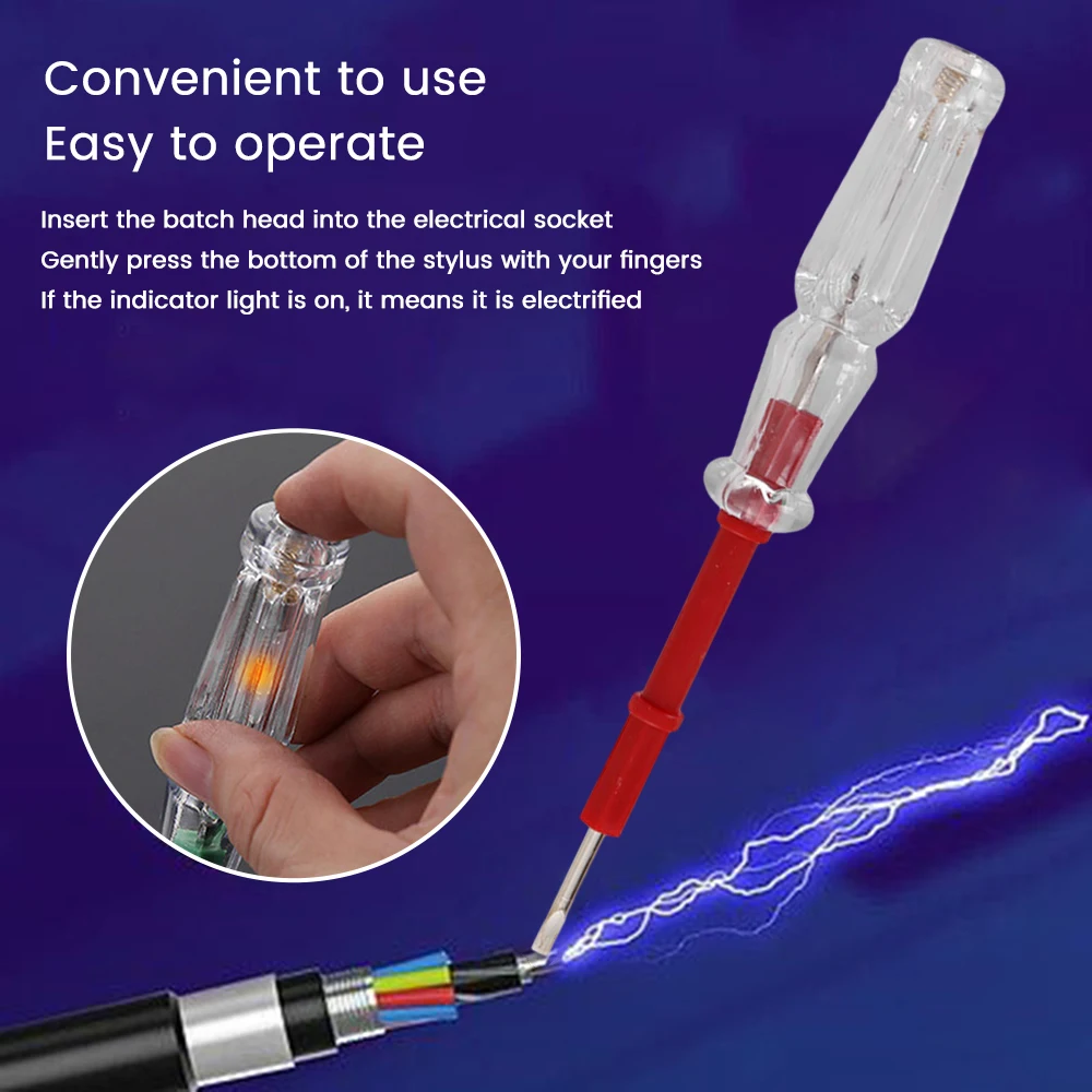 スロット付きディスプレイドライバー、ネオンバルブインジケーター、非接触検出器、ポケットテスターペンツール、絶縁電気技師