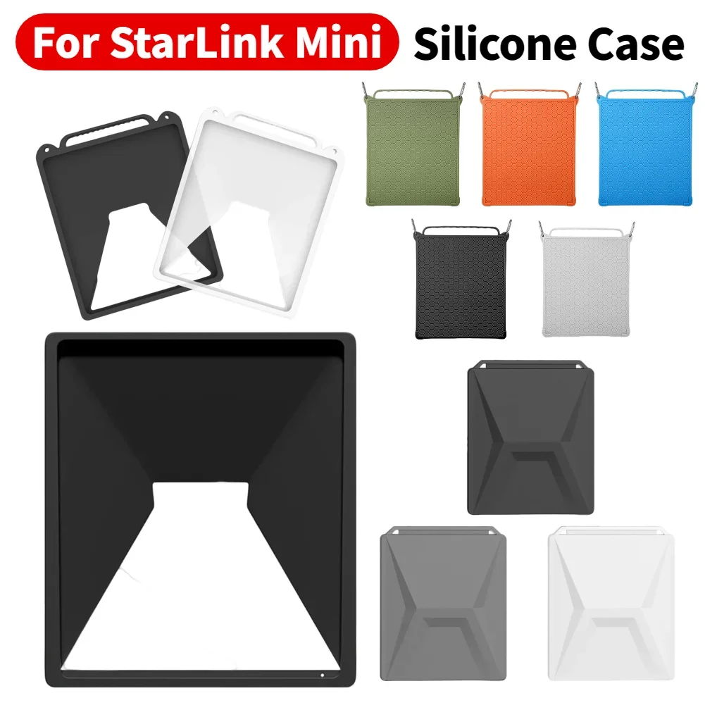 

Жидкий силиконовый чехол, водонепроницаемый портативный чехол с полным покрытием и антибликовой наклейкой, защитный чехол для мини-таблетки Starlink