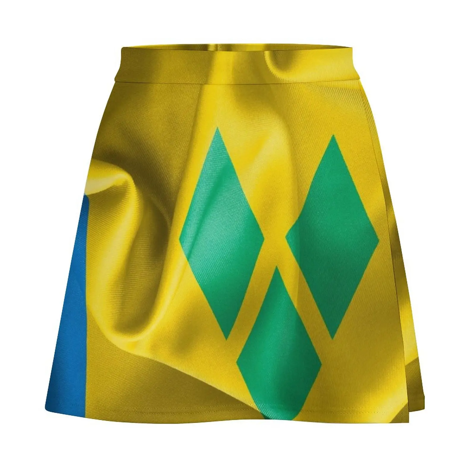 Saint Vincent and the Grenadines Flag Mini Skirt novelty in clothes Women clothing