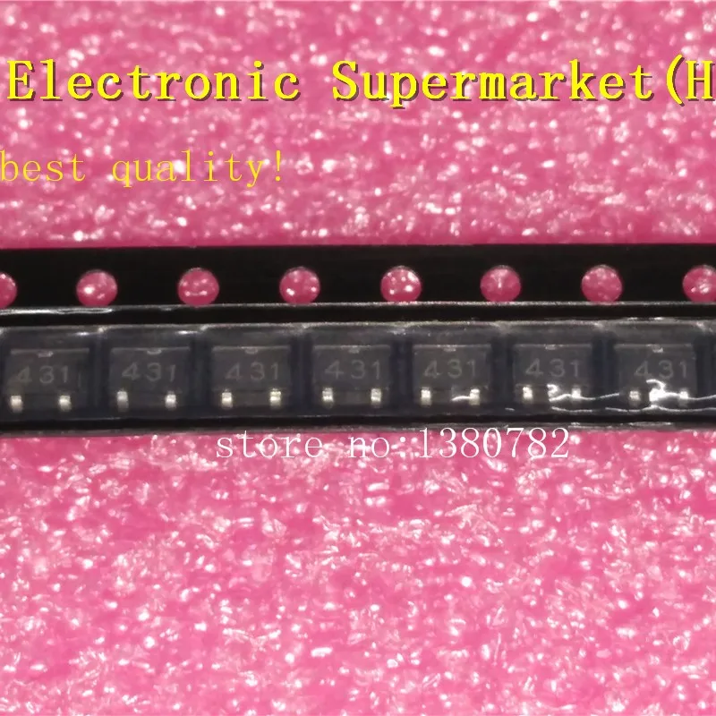 100% New original 100pcs/lots APL431BAC-TRL APL431BAC 431 SOT-23 IC In stock!