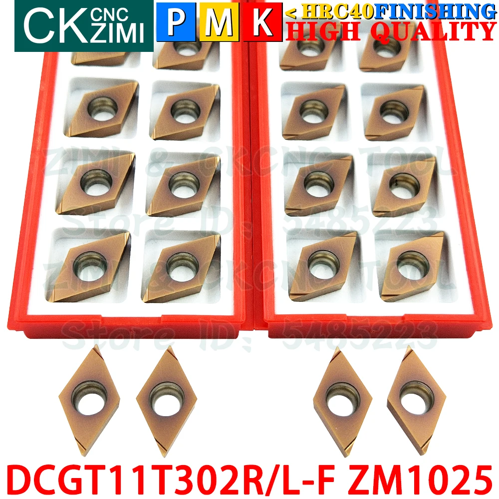 DCGT11T302R-F ZM1025 DCGT11T302L-F ZM1025 Inserti in carburo Lavorazioni meccaniche di precisione Utensili per inserti per tornitura esterna Tornio meccanico per metalli DCGT11T3 DCGT 11T3 CNC Utensili da taglio