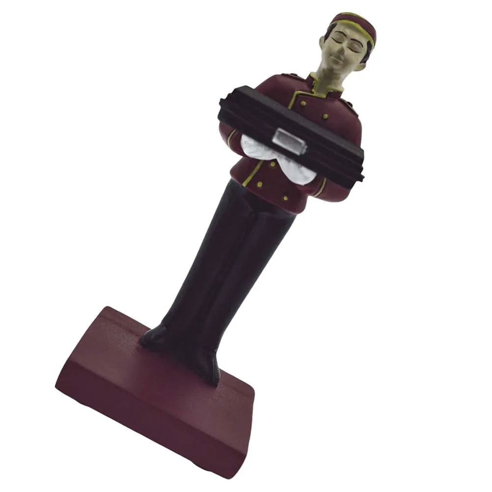 

1Pcs Watch Storage Rack Dark Red Fashion Resin Waiter Style Display Holder for Wristwatch Organization Watch Stand