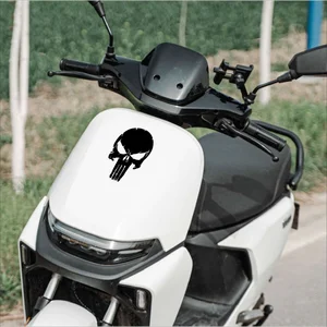 Stiker Motor Tengkorak Stiker Vinil Motocross Tahan Air Fairing Samping Tangki Bahan Bakar Sepeda Motor Dekorasi Helm Sepeda Motor 10 trofi hpi penjualan terbaik - №