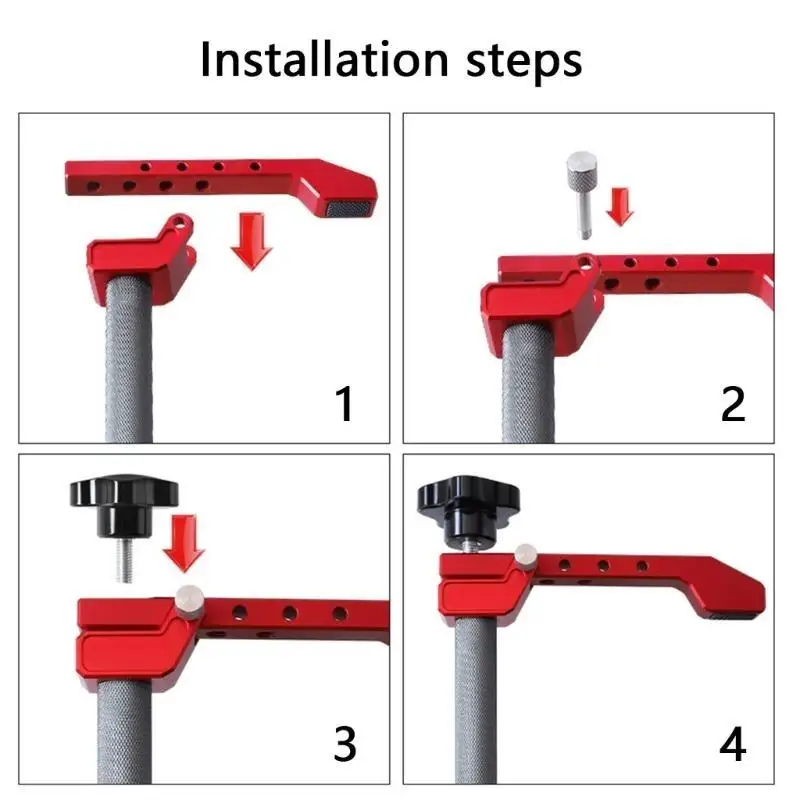 مقاعد R9uf مقاعد الكلاب 19/20 مم مشابك ثقب الكلاب لعمل الخشب من الألومنيوم القابل للتعديل مشابك الكلاب التمثيلية ل MFT طاولة MFT #3