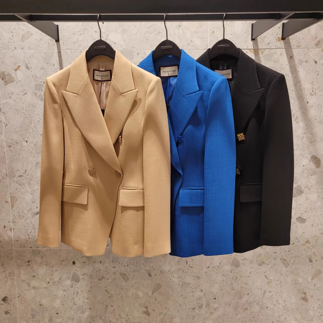 

Slimming Long Sve Commute Sle Jaet 2023 New Arrival Women's Faionable Outerwear Ele Tapered Design