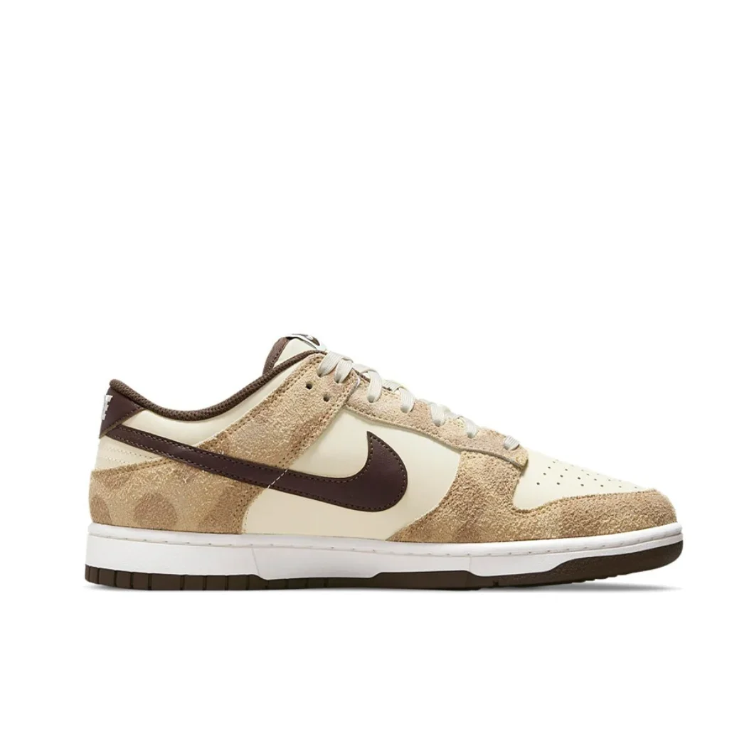 Nike New Dunk Low Men's and Women's Sneakers winter lightweight cushioning board shoes Classic fashion sneakers Beige&Brown