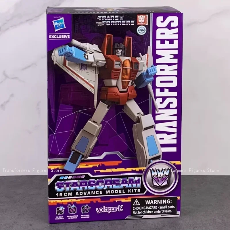 Zupełnie nowy robot Transforma, zabawki wstępnie zmontowane AMK Starscream ‌   Figurka Akcji Filmowa Kreskówka Anime Ruchoma Model Popularne Prezenty G1