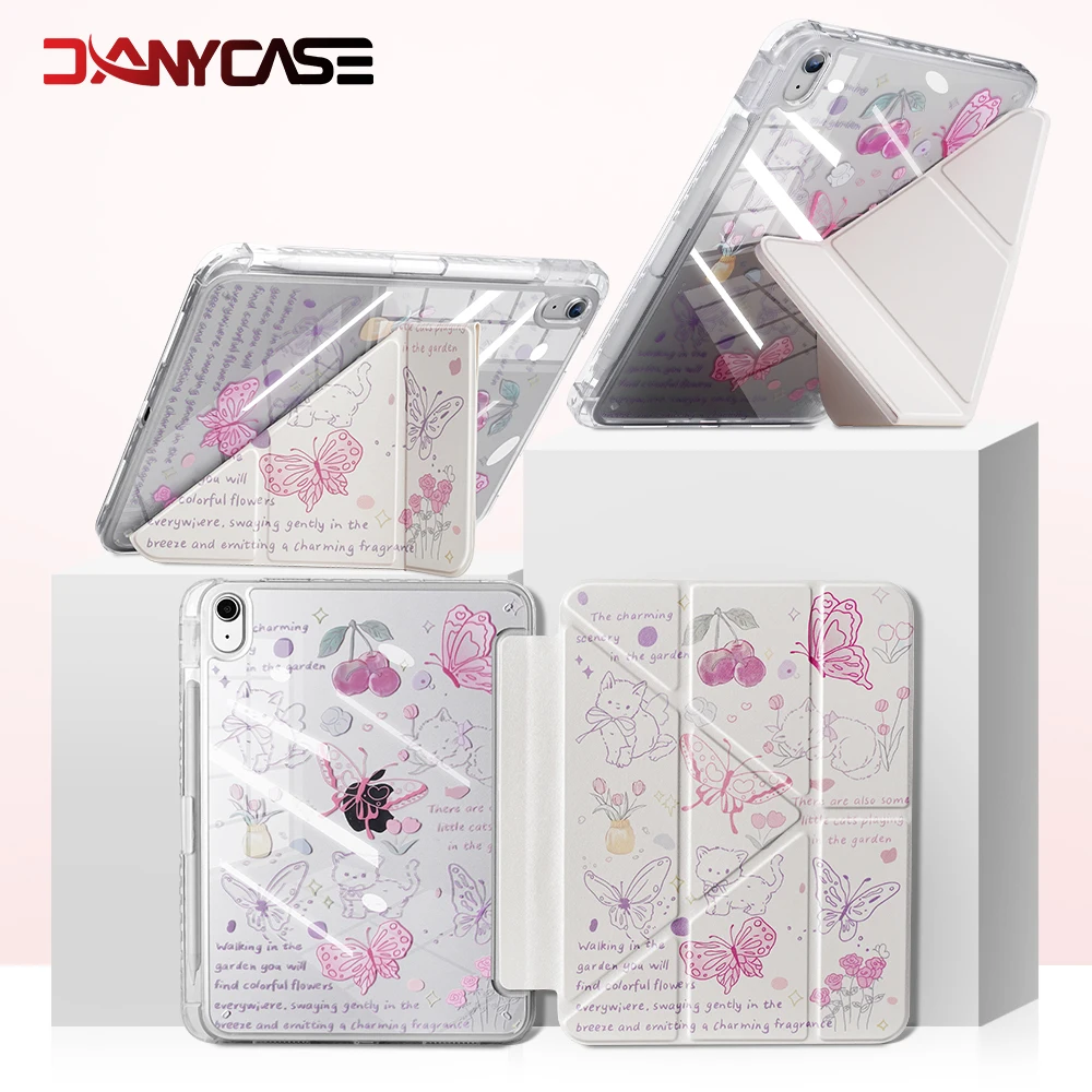 

Чехол для планшета для iPad 10, чехол 11-го поколения A16 Pro 11 12,9 13 M2 M4 M3 M5 Чехол 9,7 10,2 5/6/7/8/9 mini 6/7 Air 3 4 5 6 Cover