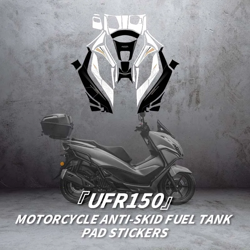 

For HAOJUE UFR150 2025 Fuel Tank Protection Stickers Kits Of Motorcycle Accessories Gas Fuel Pad Decoration Refit Decals