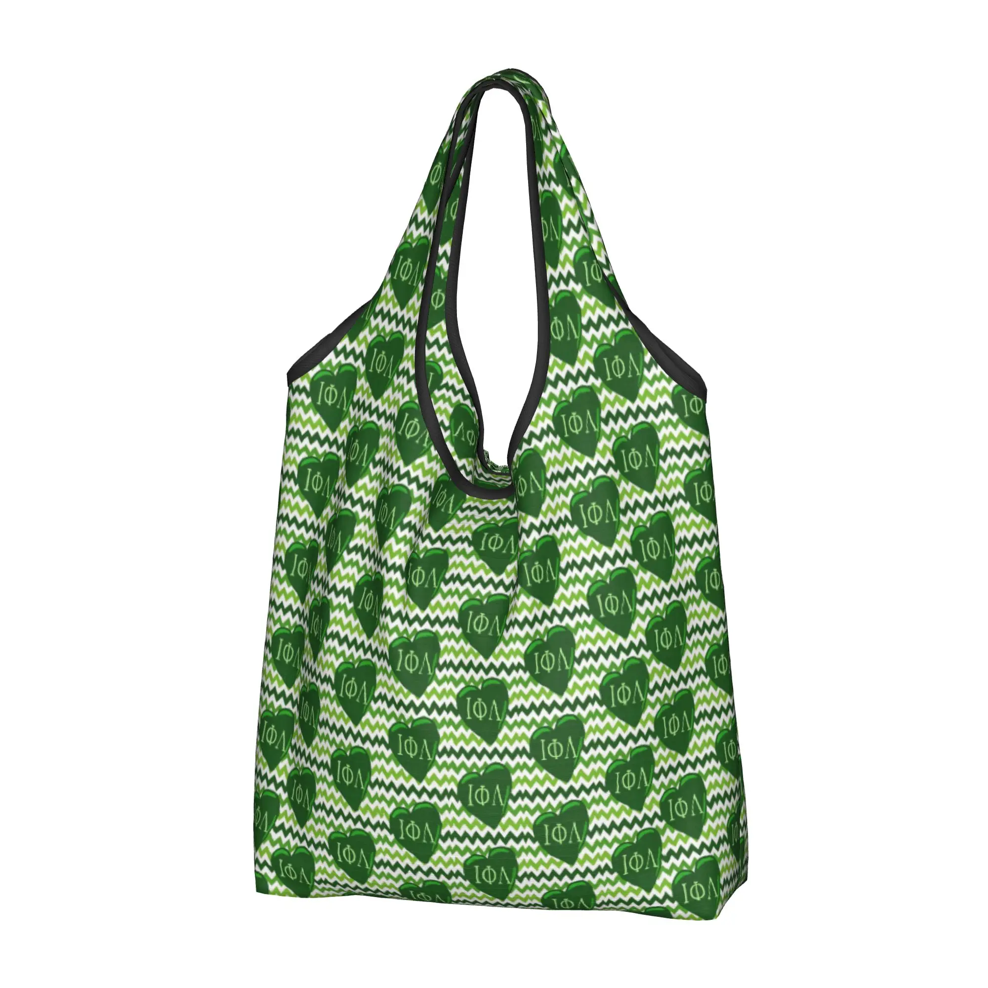 Custom 1929 Iota Phi Lambda Shopping Bags Women Portable Big Capacity Grocery African American Business Woman  Tote Shopper Bags