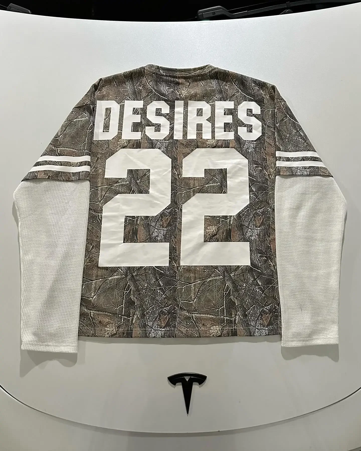 Y2K Women T Shirt Sports Shirt Male Gothic Oversize Camouflage Leaf pattern Long Sleeves T Shirt Hip Hop Sweatshirt Streetwear
