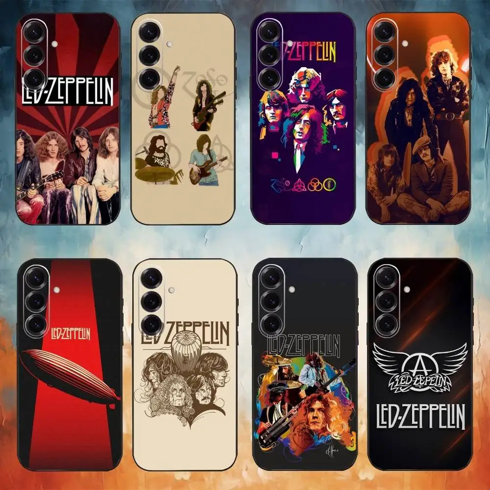 

Cool L-Led Band Z-Zeppelin Phone Case For Samsung Galaxy A73,A72,A71,A70,A53,A52,A51,Others Soft Black Cover