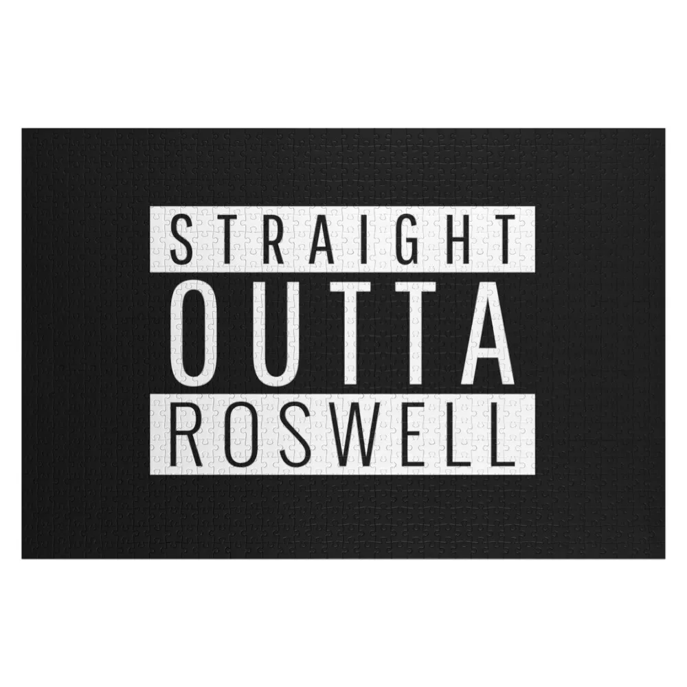 Straight Outta Roswell Georgia Jigsaw Puzzle Customized Photo Jigsaw For Kids Wooden Decor Paintings Personalised Toys Puzzle