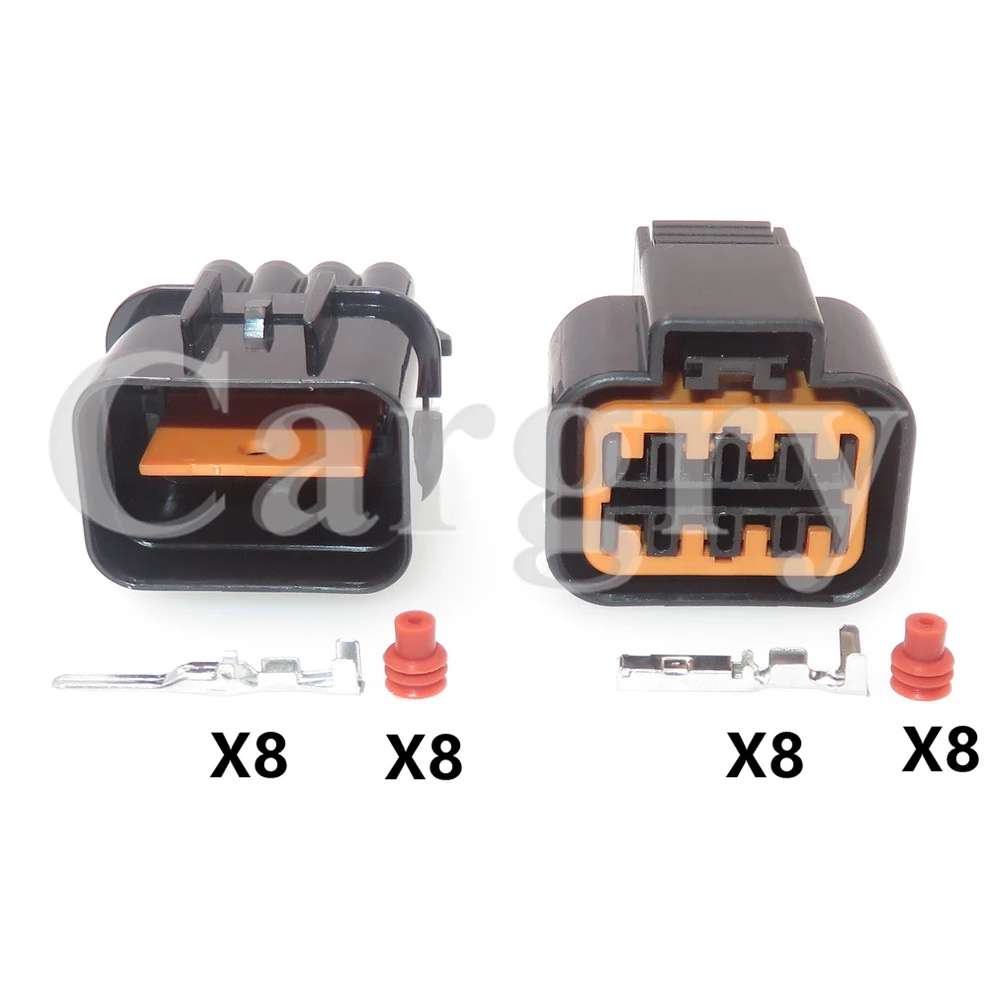 1 Set 8P PB621-08020 Car Male Female Connector PB625-08027 AC Assembly Automobile Headlight Wiring Terminal Socket