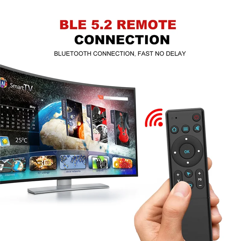 M5 Bluetooth 5.2 Air Mouse bezprzewodowy do nauki zdalne sterowanie na podczerwień dla Smart TV Box projektor telewizyjny i PC inteligentnego domu