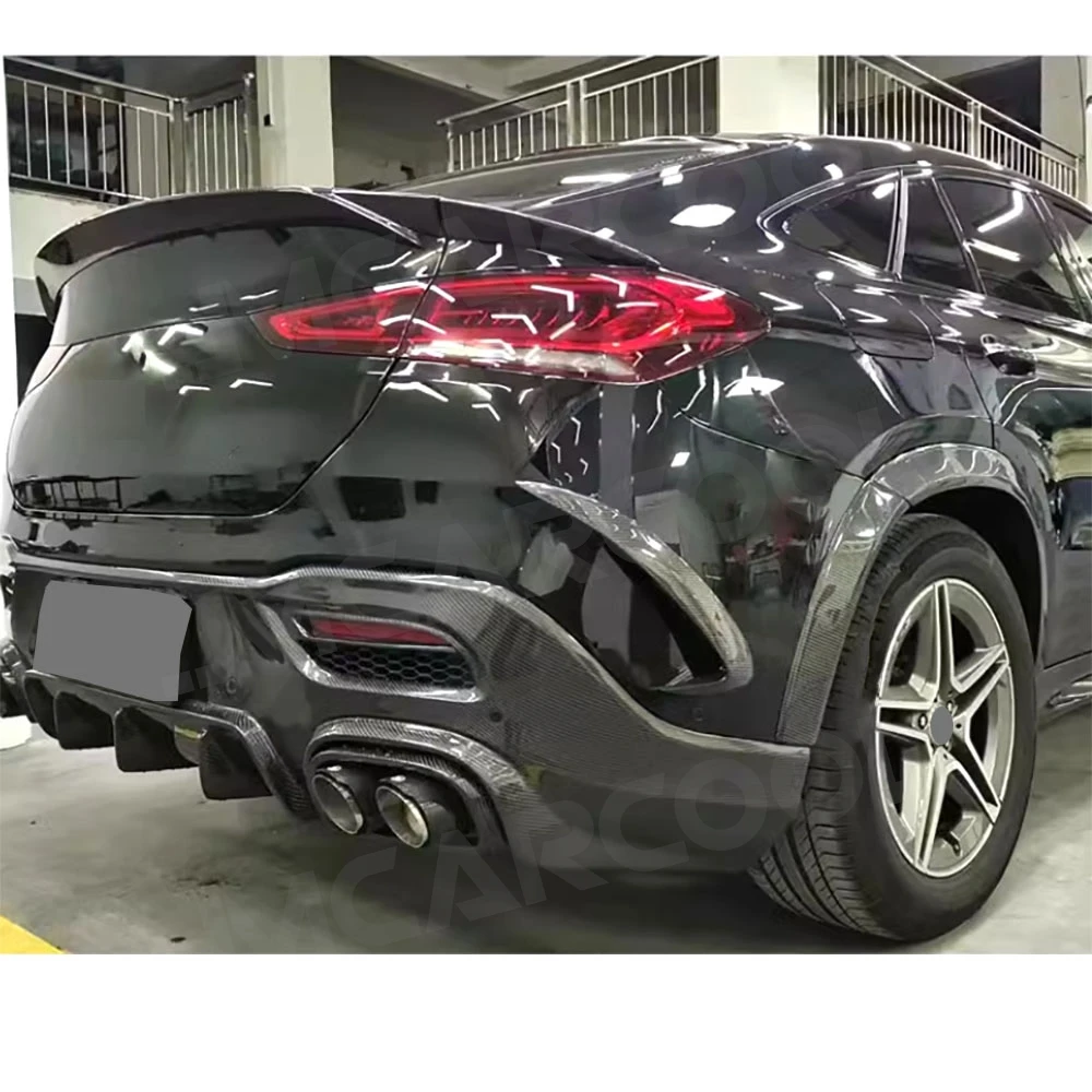 لبنز GLE الفئة C167 GLE كوبيه 2020 + عجلة السيارة قوس الجانب الحاجز مشاعل قطعة من نسيج غطاء الكسوة ألياف الكربون طقم الجسم الملحقات