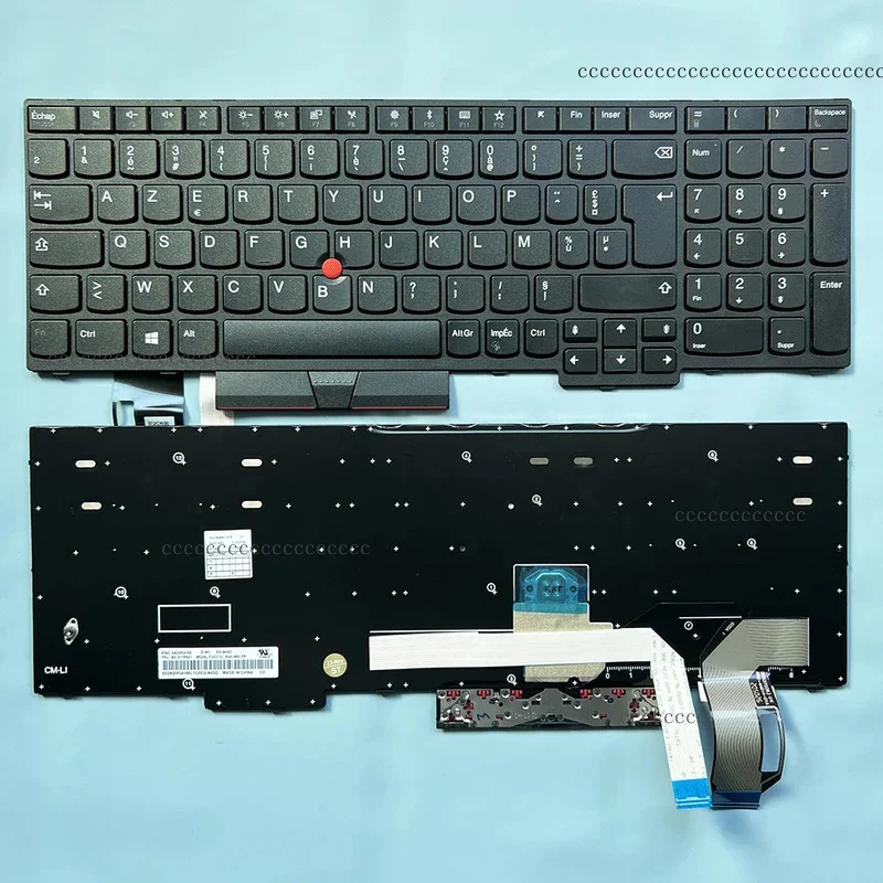 e580-フランス語キーボード-lenovo-thinkpad-e580-e585-e590-e595-t590-p53s-l580-l590-p52-p72-p53-p73-t15-p15s-p53s-01yp680-001yp651用