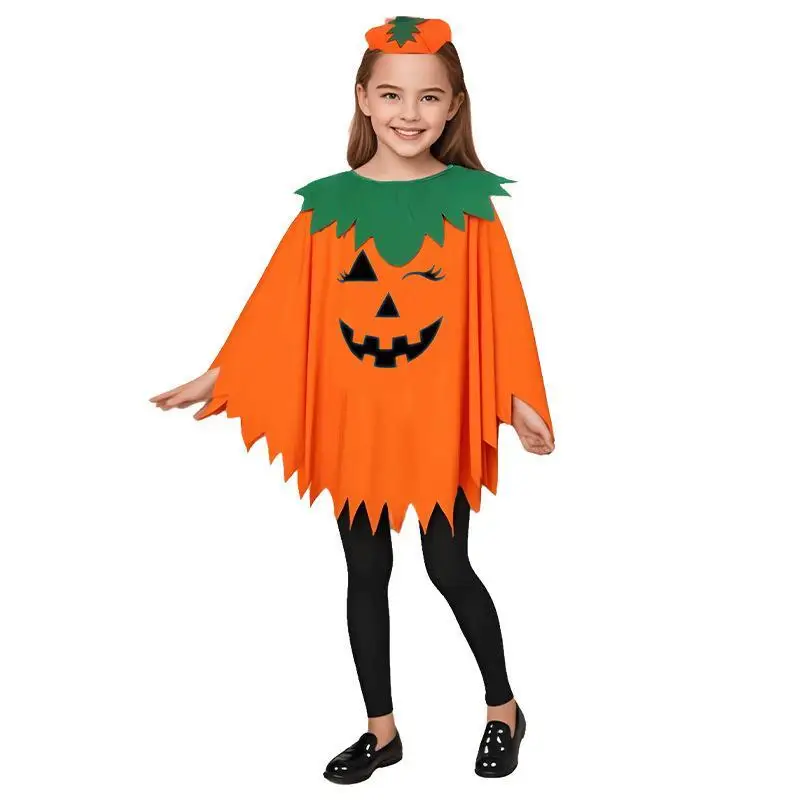 loween Costume da zucca Mantello per adulti e bambini loween Par Costume een Palcoscenico nazionale tradizionale da donna...