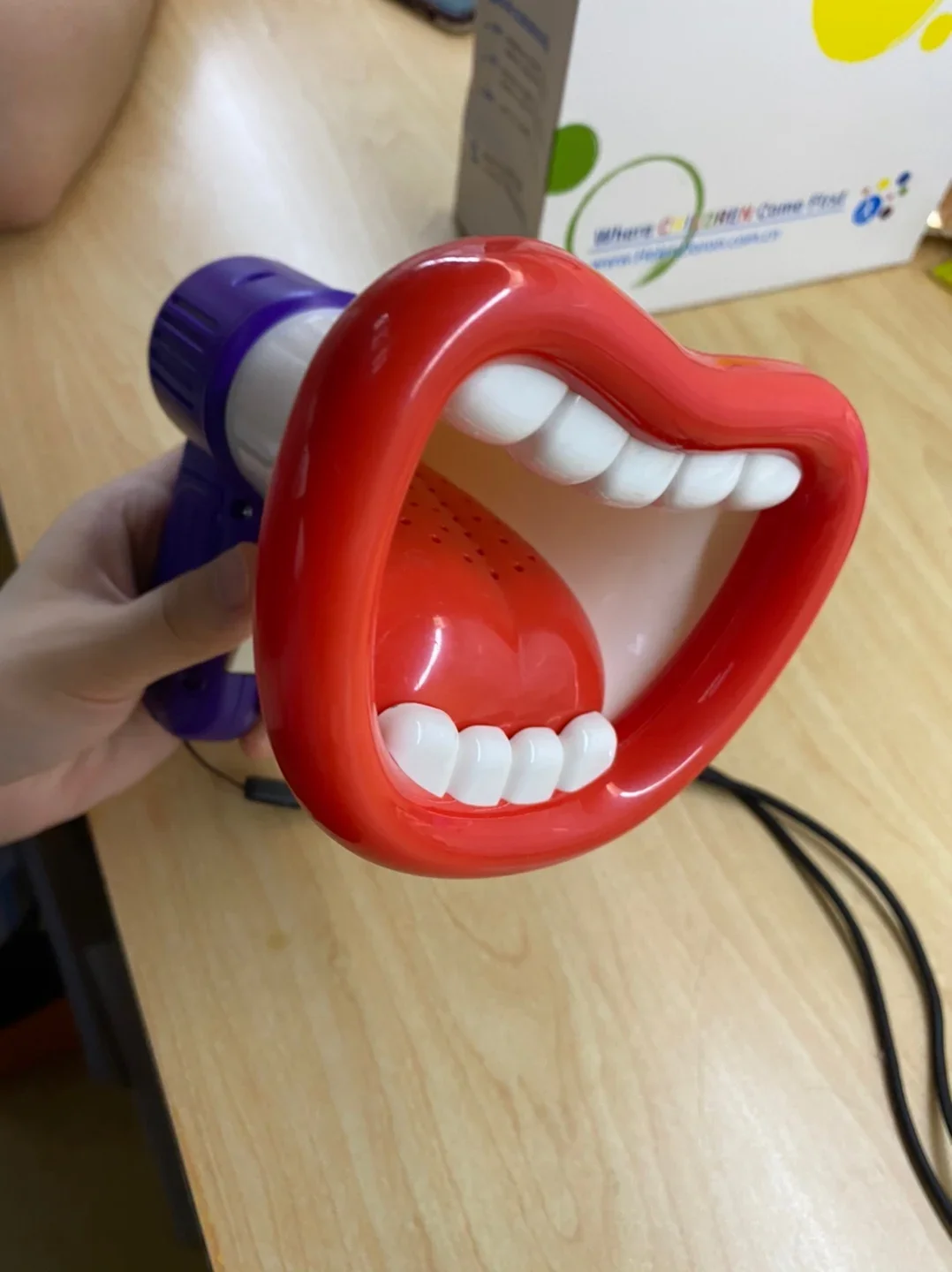 Vorschule Lernspielzeug Big Mouth Voice Changer Super Speaker Aufnahme Lesen Lehrmittel Hochzeit Party Spiele Gag Spielzeug