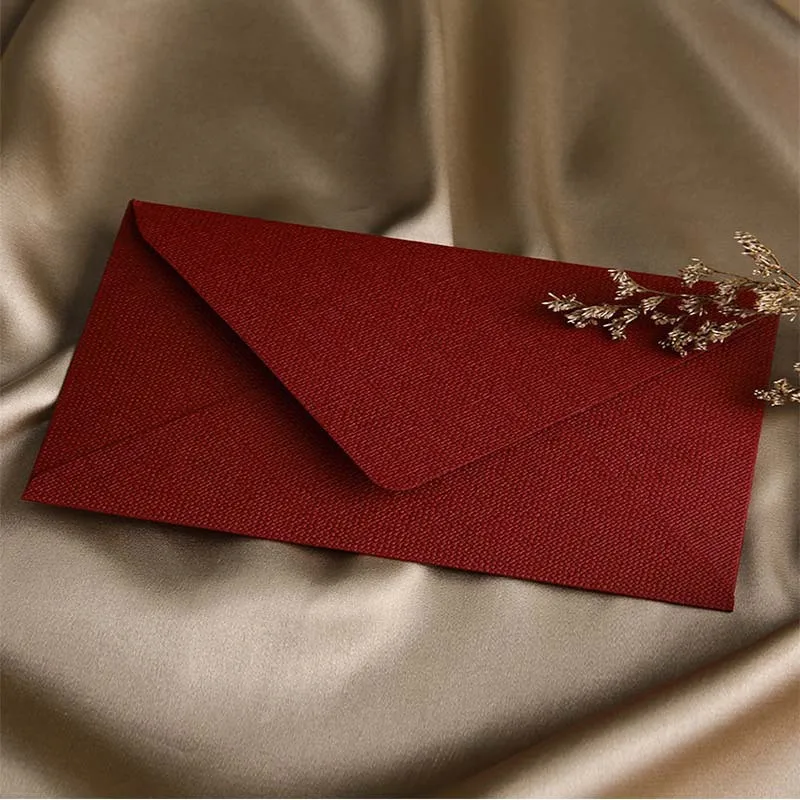 Custom. Custom Linen Envelope Letter Art Paper Retro High Sense Sealing Wax Postcard Handwriting Blessing Han Letter