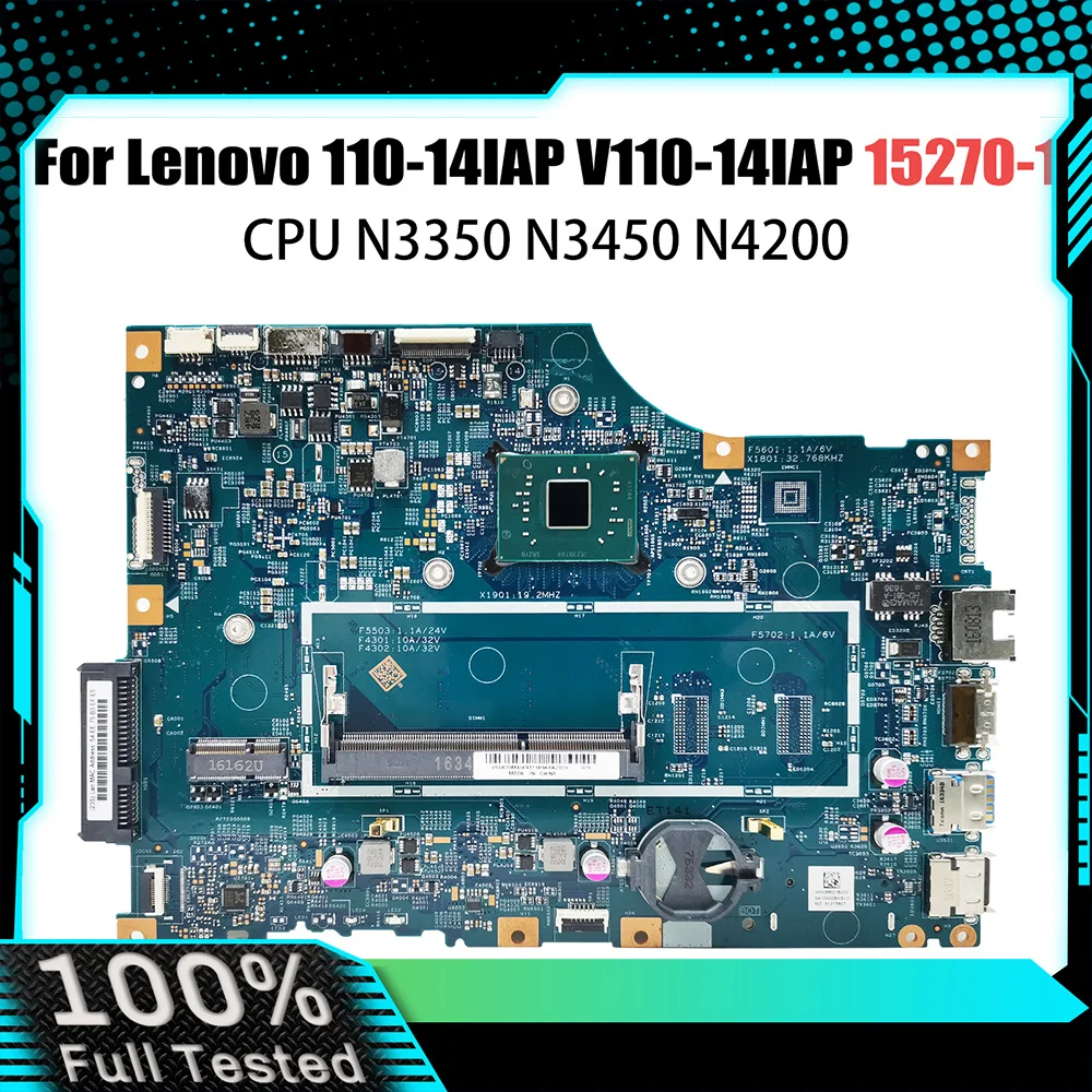 

Computer Mainboard For Lenovo 110-14IAP V110-14IAP LV114A 448.08A03.0011 15270-1 Laptop Motherboard cpu N3350 N3450 N4200 DDR3