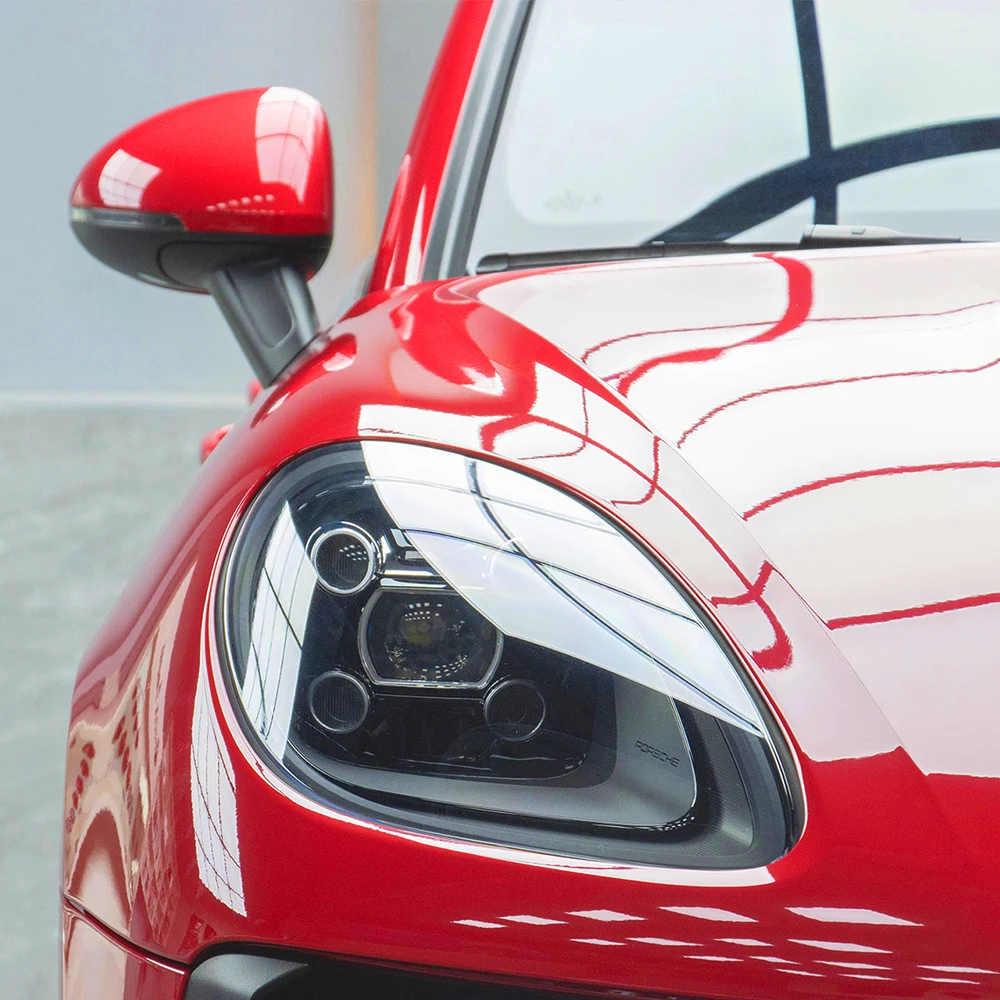 

Автомобильная пленка для упаковки, глянцевая красная автомобильная наклейка, без пузырьков, домашнее животное, авто, сделай сам, наклейка на кузов автомобиля, самоклеящаяся наклейка, автомобильные аксессуары