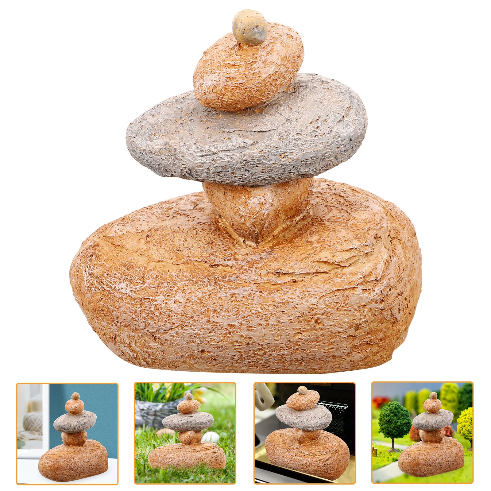 Садовая смола, каменный ящик для хранения ключей, уличный скрытый держатель для ключей, устойчивый к атмосферным воздействиям, прочный декоративный ящик для хранения в саду