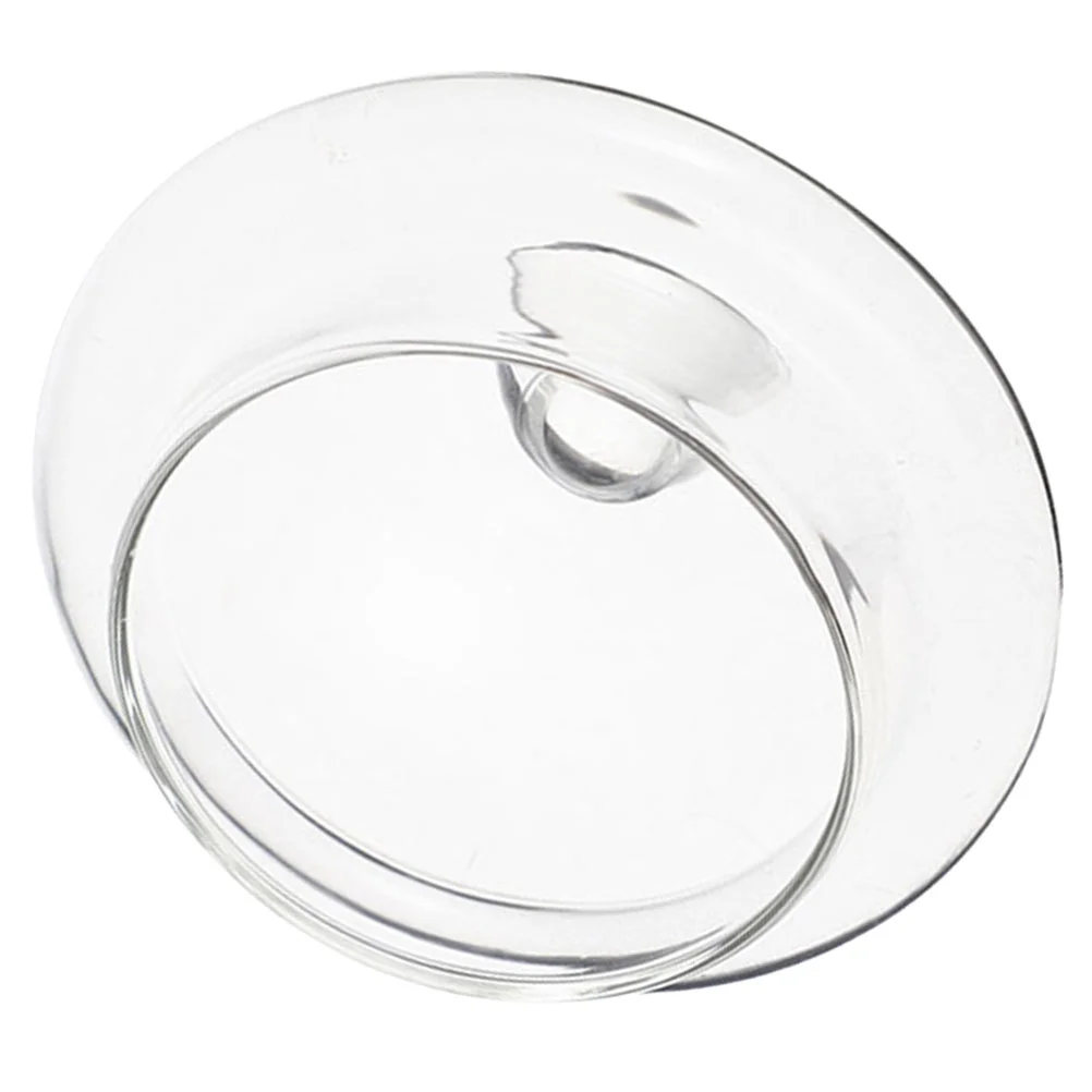 Teapot Lid Household Cover Glass Clear Teacup Accessory Parts Replacement Replaceable for Supplies