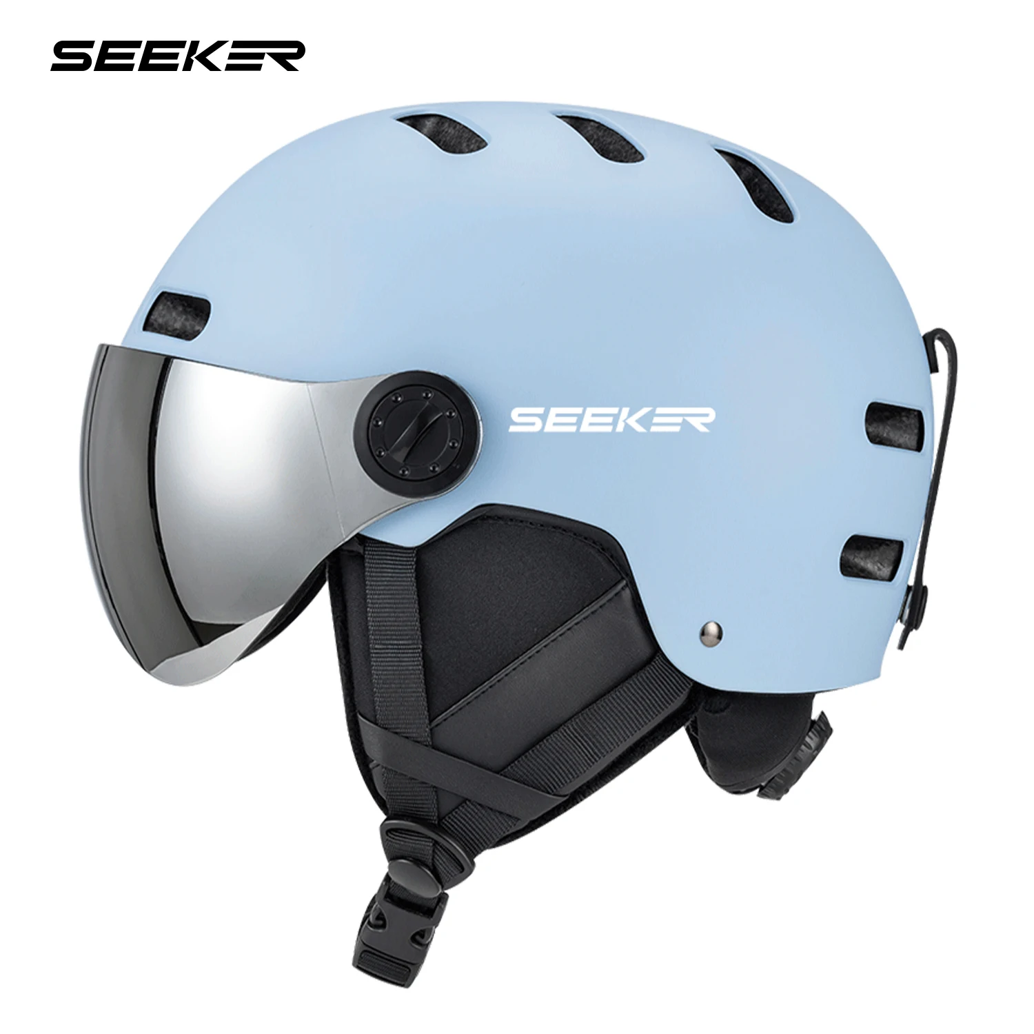 UMUSEEKER Winter Ski Helmet Unisex Anti-Collision Warm Snow Helmet Skating Ski Snowboard Double Board Ski Outdoor Sports Helmet