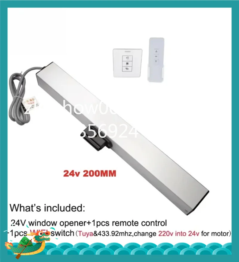 400mm 300MM 200MM Automatic Window Opener Window Actuator Work with Tuya Wifi Smart Home