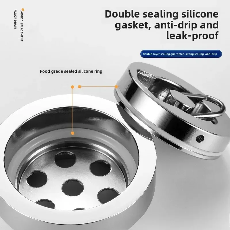 Odpływ do miski na ryby Odpływ do basenu Pokrywa odpływu podłogowego Odpływ prysznicowy przeciw wypadaniu włosów Zatyczka do kąpieli Akcesoria łazienkowe