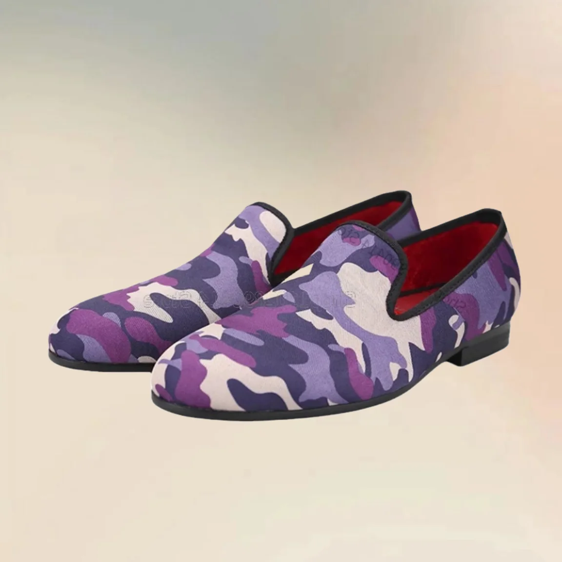 Multi Colors Camouflage Men Loafers Fashionable Slip On Men Shoes Novel Classic Handcraft British Style Party Men Casual Shoes