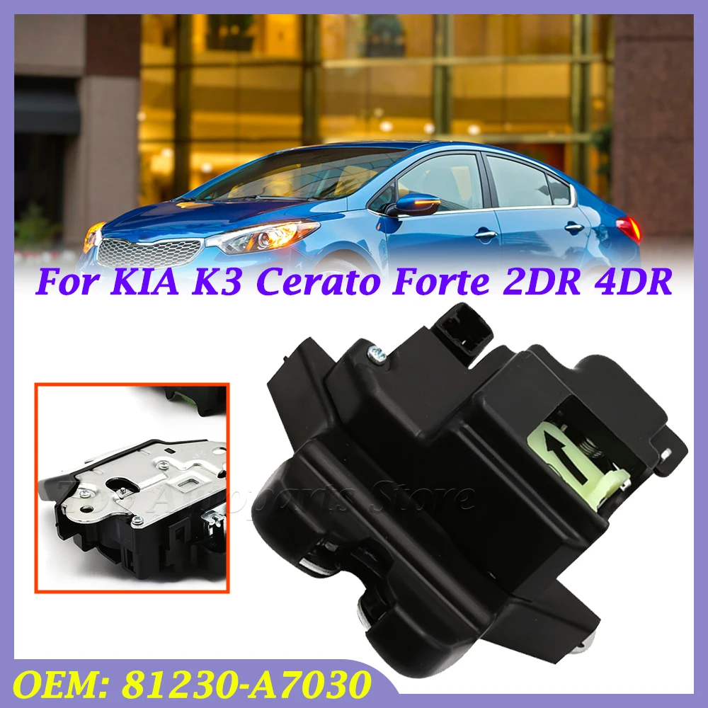 81230-A7030 For KIA K3 Cerato Forte 2DR 4DR Trunk Door Lock Latch Actuator Motor Tailgate Liftgate Boot Mechanism Fit 81230A7030