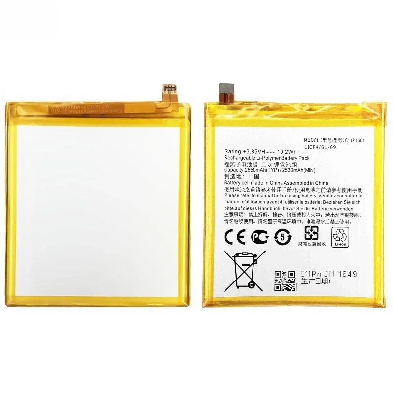 C11P1601 for ASUS ZenFone3 5.2  Live/ZE520KL/ZB501ML/Z017DA/ZB501KL/ZE520TL Mobile Phone Battery High Quality Replacement Bateri