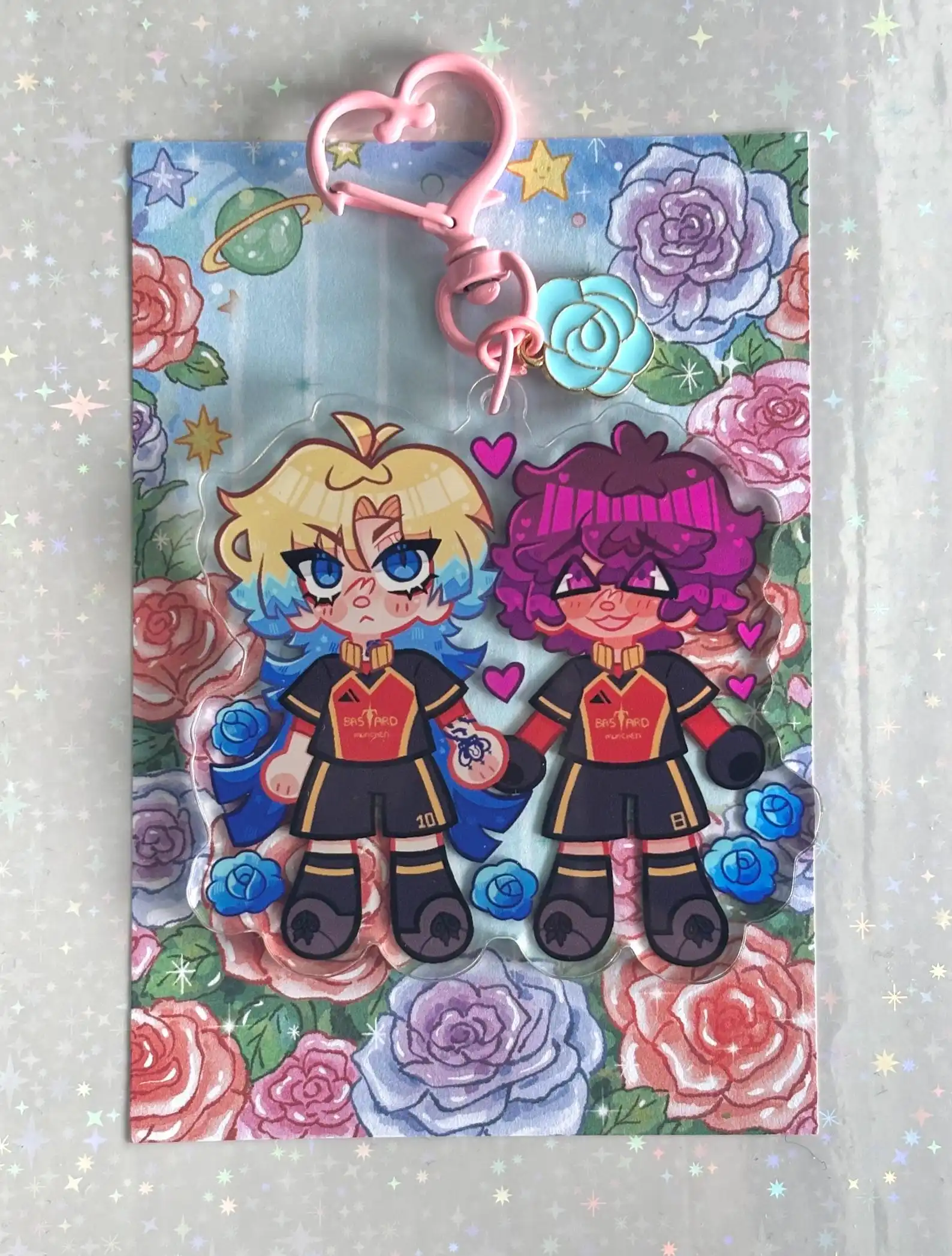 Blue Lock BLLK Duo Acrylic Keychains - Kainess, Nagireo, Bachisagi