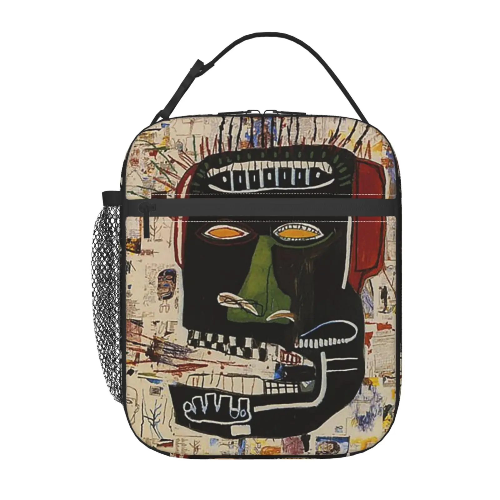 

Graffiti Pattern Bag Punk Style Insulated Lunch Box Gamepad Waterproof Portable Thermal Bento Lunch Bag for School Travel Picnic