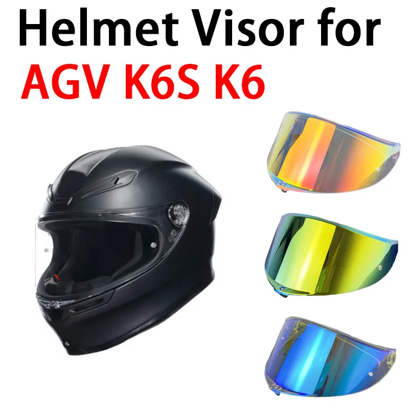 

K6S Helmet Visor For AGV Motorcycle Helmets Night Vision Visor Len Case For AGV K6 Helmet Lens Windshield Motorcycle Accessories