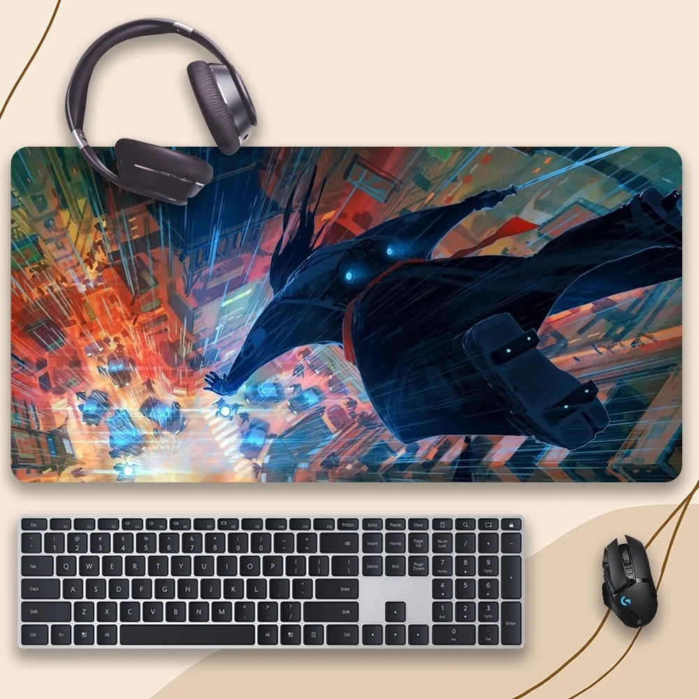 Cartoon Samurai Jack Mouse Pad For Gamer Professional Non-Slip Mouse Mat Game Locking Edge Computer Keyboard Mat