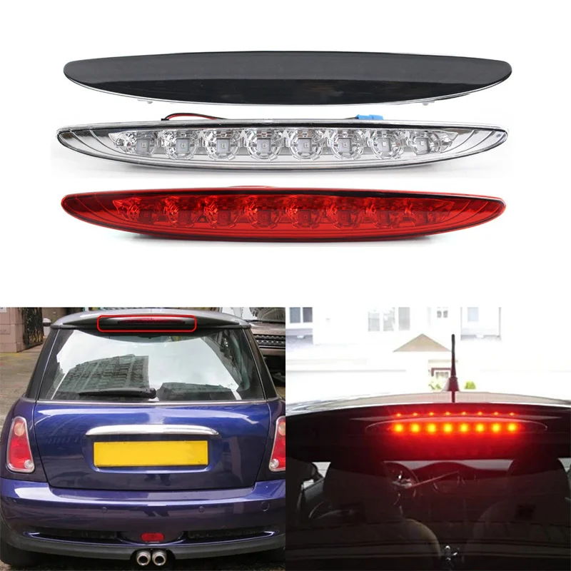 63256935789 3RD Brake Light For MINI Cooper R50 R53 2002 2003 2004 2005 2006 Third High Mount Lamp High Mount Brake Light