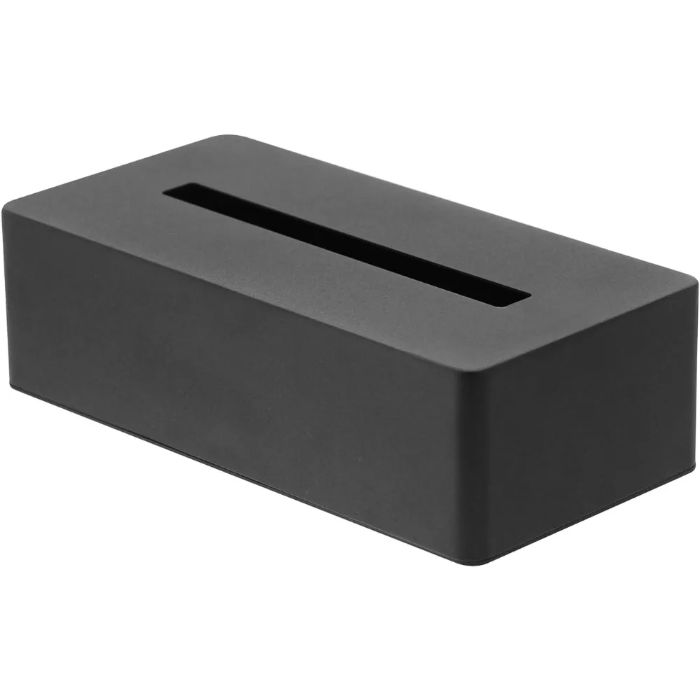 

Прямоугольный многоразовый ящик для салфеток с металлической крышкой, подходит для кухонь, ванных комнат или спален — сталь.