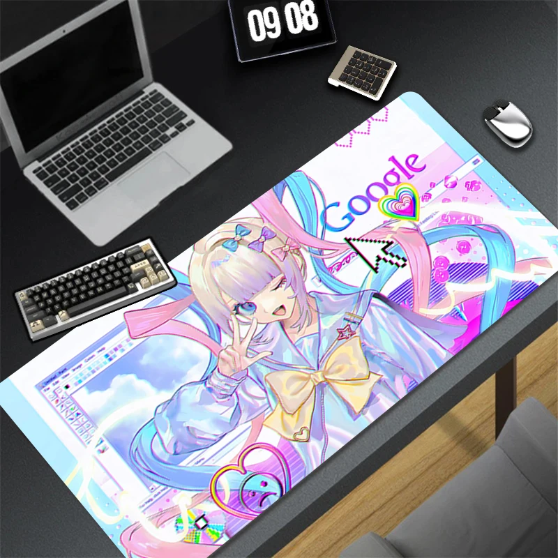 

Anime Mouse Pad Gamer Keyboard Pad Desk Mouse Mat NEEDY GIRL OVERDOSE Carpet Rubber Tapis Souris Gaming Notbook PC Mousepad
