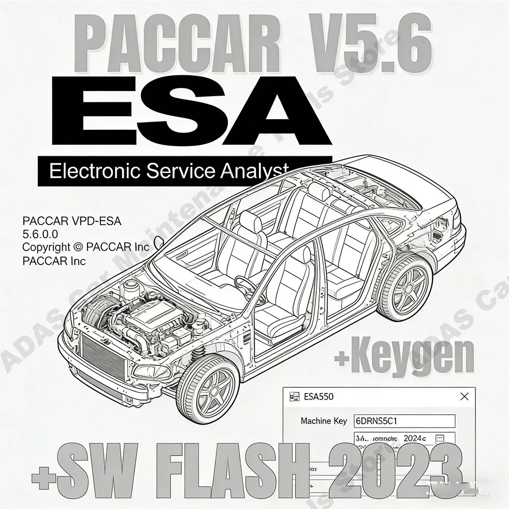 

Новейший диагностический сканер ESA Electronic Service Analyst 5.6 для автомобилей OBD2 с функцией разблокировки Keygen PUNLOCK для программного обеспечения по ремонту автомобилей Paccar V5.6