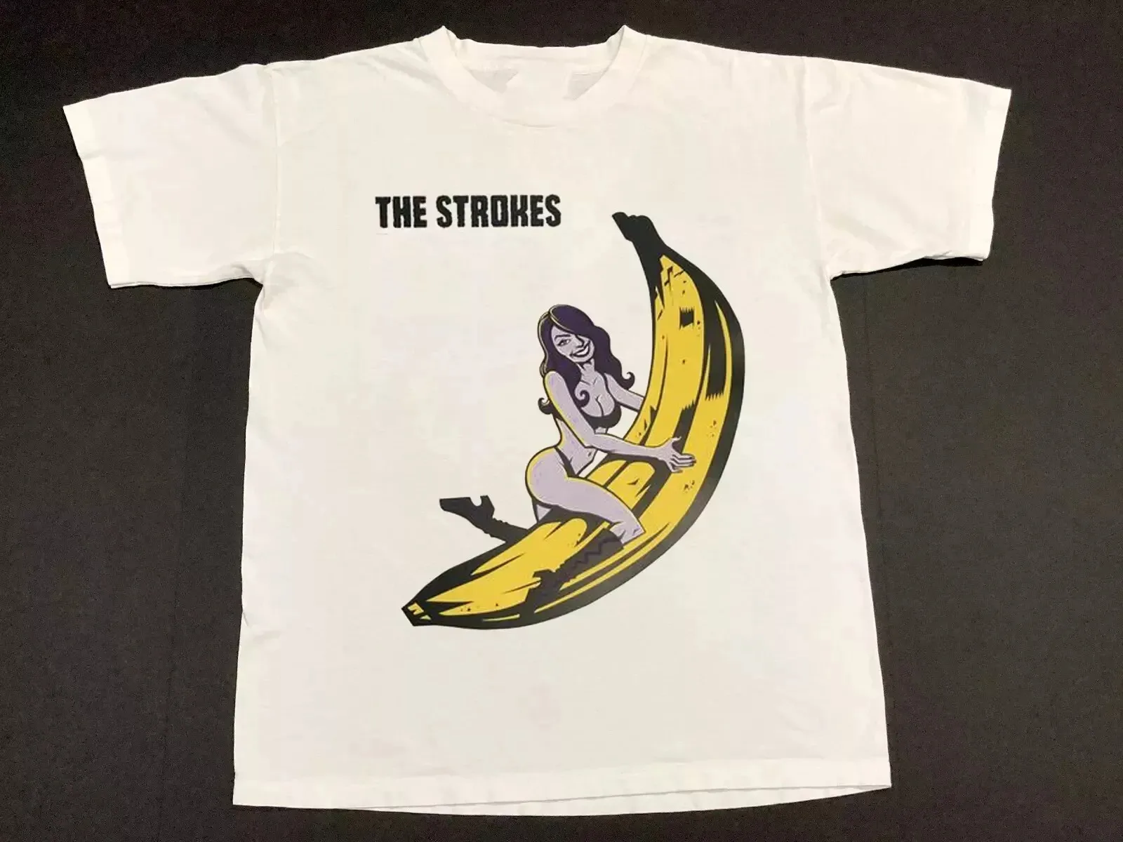 

The Strokes Short Sleeve White S-2345XL Men T-Shirt