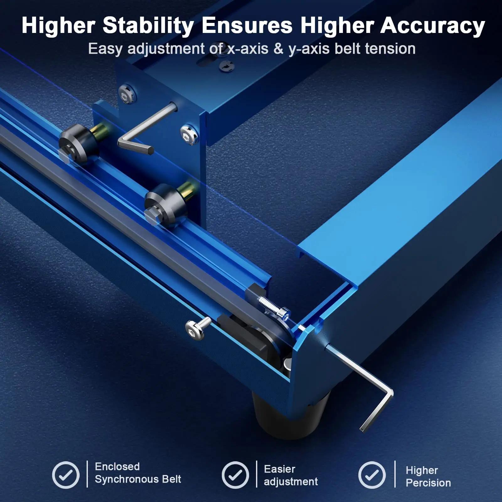 5W/10W Output High Accuracy 0.05mm Compressed Spot Laser Cutter & Engraver Bluetooth Connection CNC Machine Carving Metal Wood