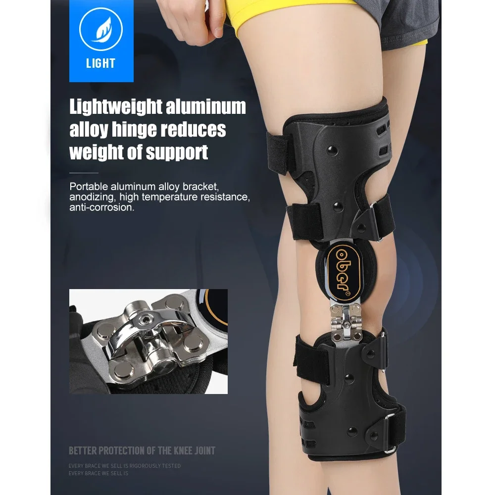 Hinged Knee Brace, Knee Support for Acl, Meniscus Tear, Pcl, Surgery Recovery,Adjustable Post Op Knee Immobilizer,Leg Stabilizer